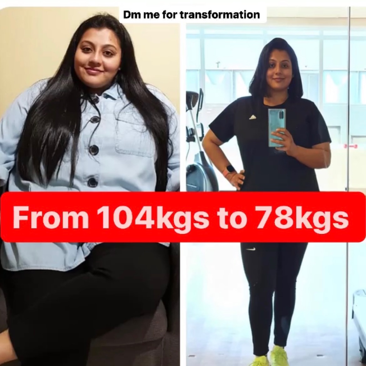Weight Loss 104kg to 78kg